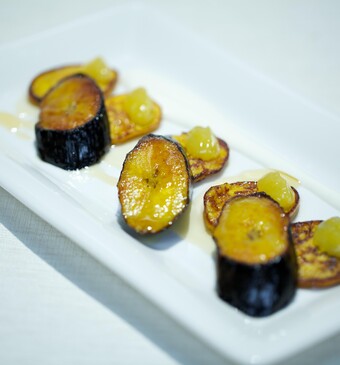 Pittige pompoenpoffertjes met lemoncurd