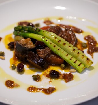 Rundvlees à la caponata Siciliana