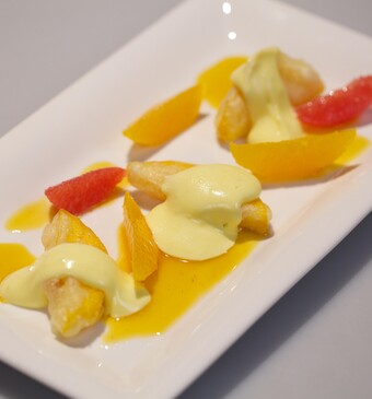 Mangotempura met limoensabayon