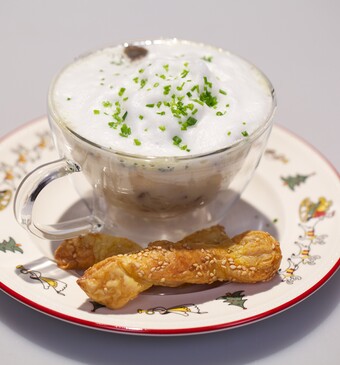 Paddenstoelencappuccino