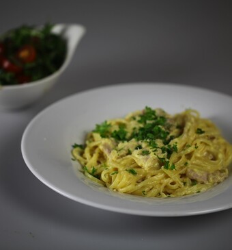Pasta con carbonara