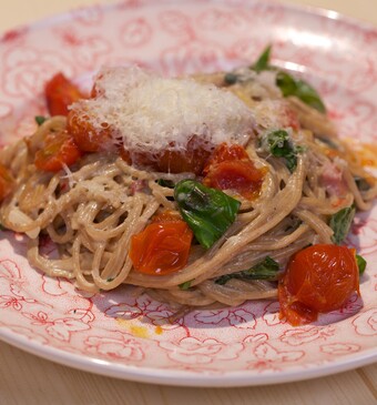 Romige oesterzwammenpasta