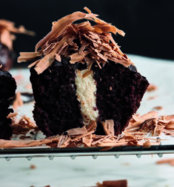 Guinnesscakejes met chocolade en Baileys