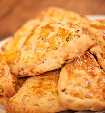 Texasstyle bacon scones