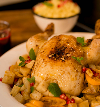 Ovenkip met mandarijn en knolselderij