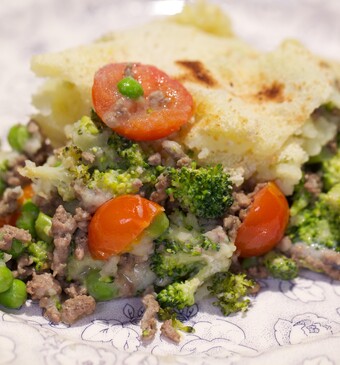 Geheime laagjes broccolischotel