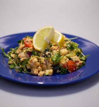 Couscous met makreel