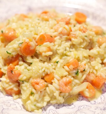 Garnalenrisotto