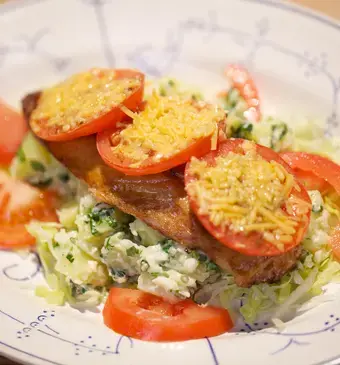 Marokkaanse aardappelsalade met Hollandse makreel