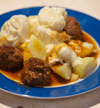 Pittige gehaktballetjes