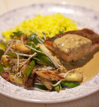 Aziatische Hollandse asperges