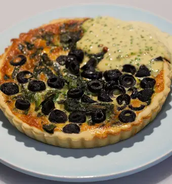 Spinazie-olijven tartelettes