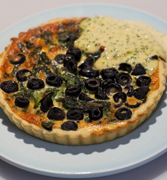 Spinazie-olijven tartelettes