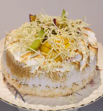 Ewouts witte chocolade-kokostaart