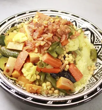 Couscous met zeven groenten van oma Habiba
