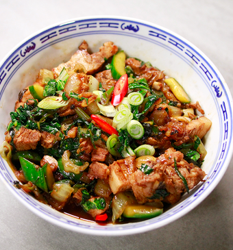 Chinese wok van oma Ciska