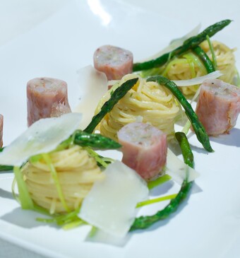 Slavinkjes van tijgergarnalen