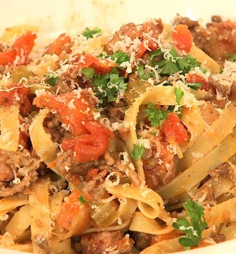 Tagliatelle bolognese
