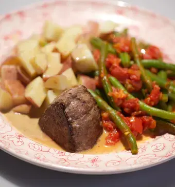 Kogelbiefstuk met ras el hanoutsaus