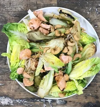Maaltijdsalade met zalm