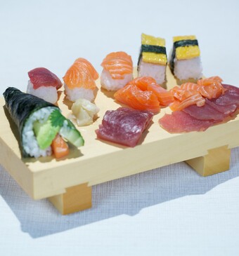 Nigiri sushi en temaki