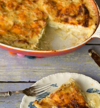 Romige aardappel-preigratin