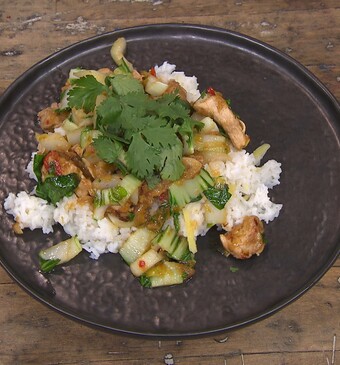 Gewokte varkenslapjes