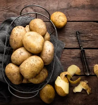 Aardappels schillen