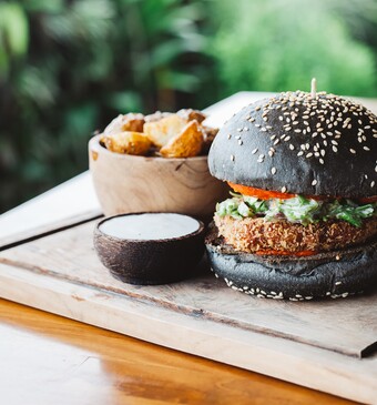 Zwarte burger