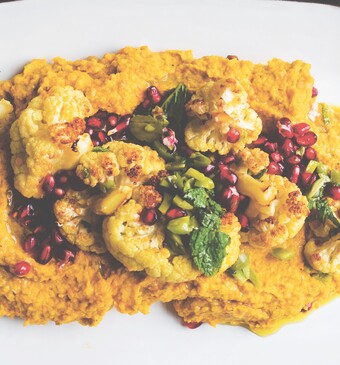 veganistische recepten: geroosterde bloemkool