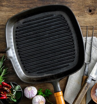 De grillpan goed gebruiken