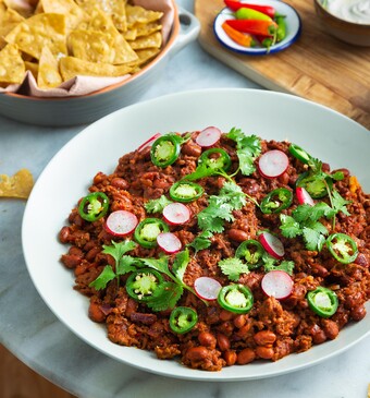 Snelle chili & nacho's