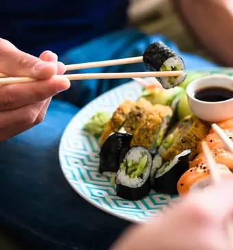 Sushi etiquette