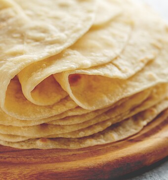 gerechten van tortilla wraps