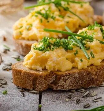 scrambled eggs
