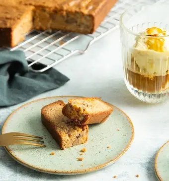 Blondies met affogato