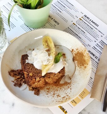 Pindakaas-bananenbrood