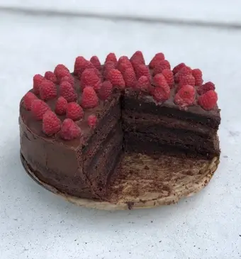 Chocolade-fudgetaart