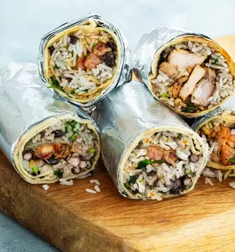 Burrito met kip