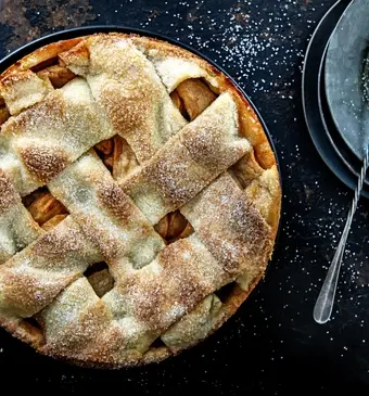 Vegan appeltaart