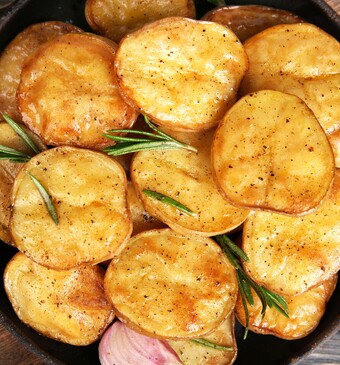 krokante aardappelschijfjes