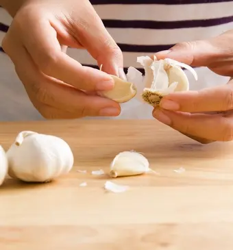 knoflook pellen