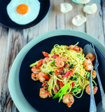 Bami goreng gamba
