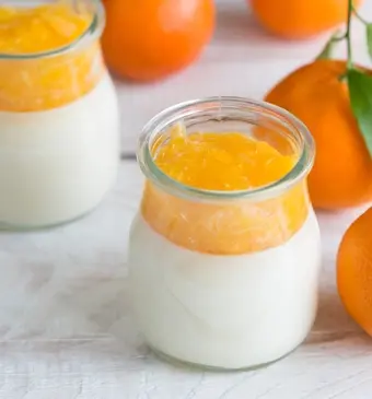 Sinaasappel gemberyoghurt