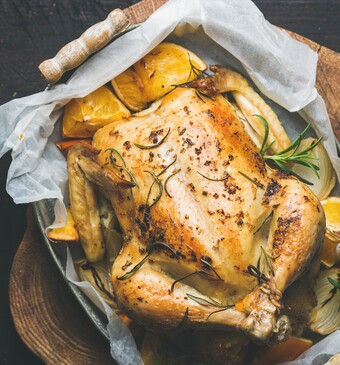 kip kalkoen kerst rub