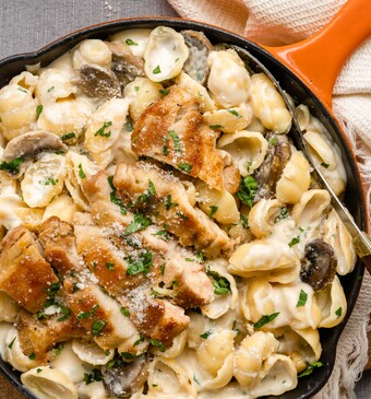 Chicken parmesan pasta