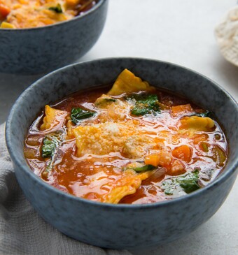 Ravioli-soep
