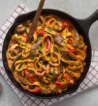 pasta Stroganoff
