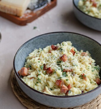 Risotto carbonara 