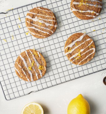 Chewy citroen-maanzaadkoekjes